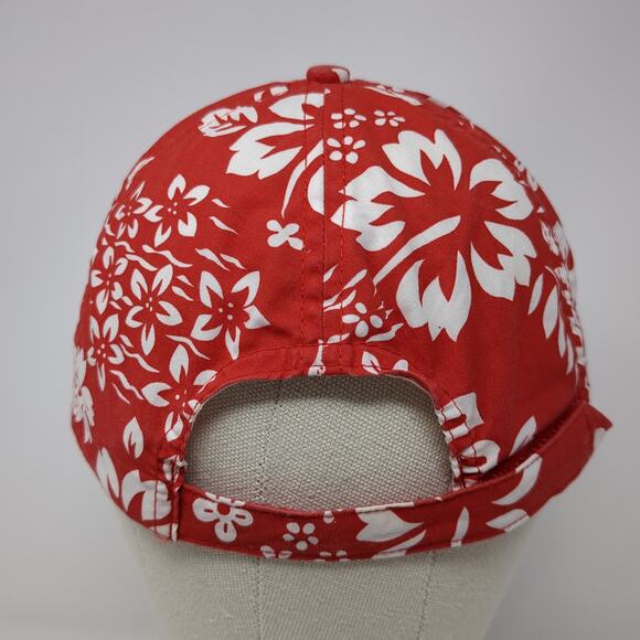 Ha Strapback Baseball Cap Multicolor One Size Adjustable Floral Print Blank - Picture 6 of 9